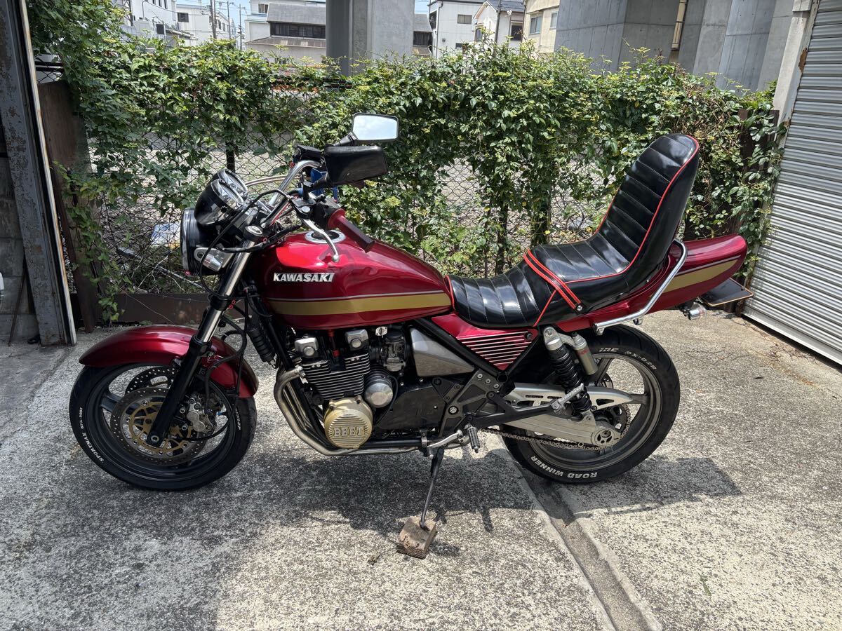 美品 H3年式 ゼファー 400 車検付 書付 フレーム 30年7/13まで