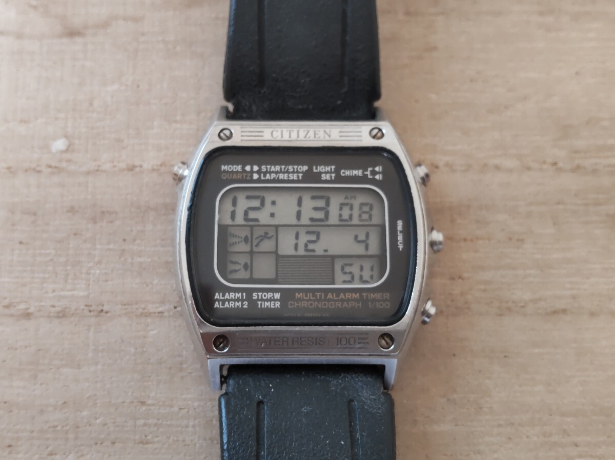 新品】【デッドストック】CITIZEN シチズン デジタル マルチアラーム
