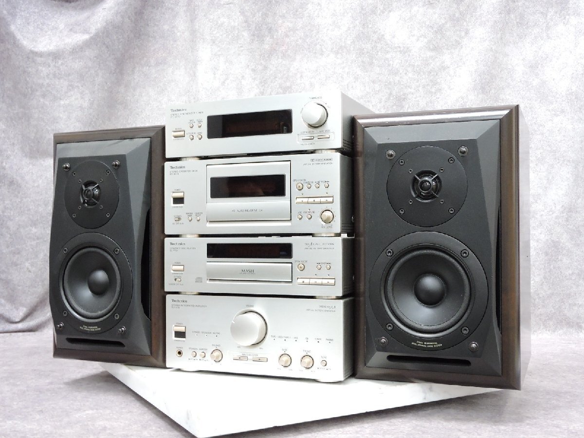 Technics システムコンポ SL-J80R/ST-X845/SU-X845/SH-E70A/SL-X845/SU