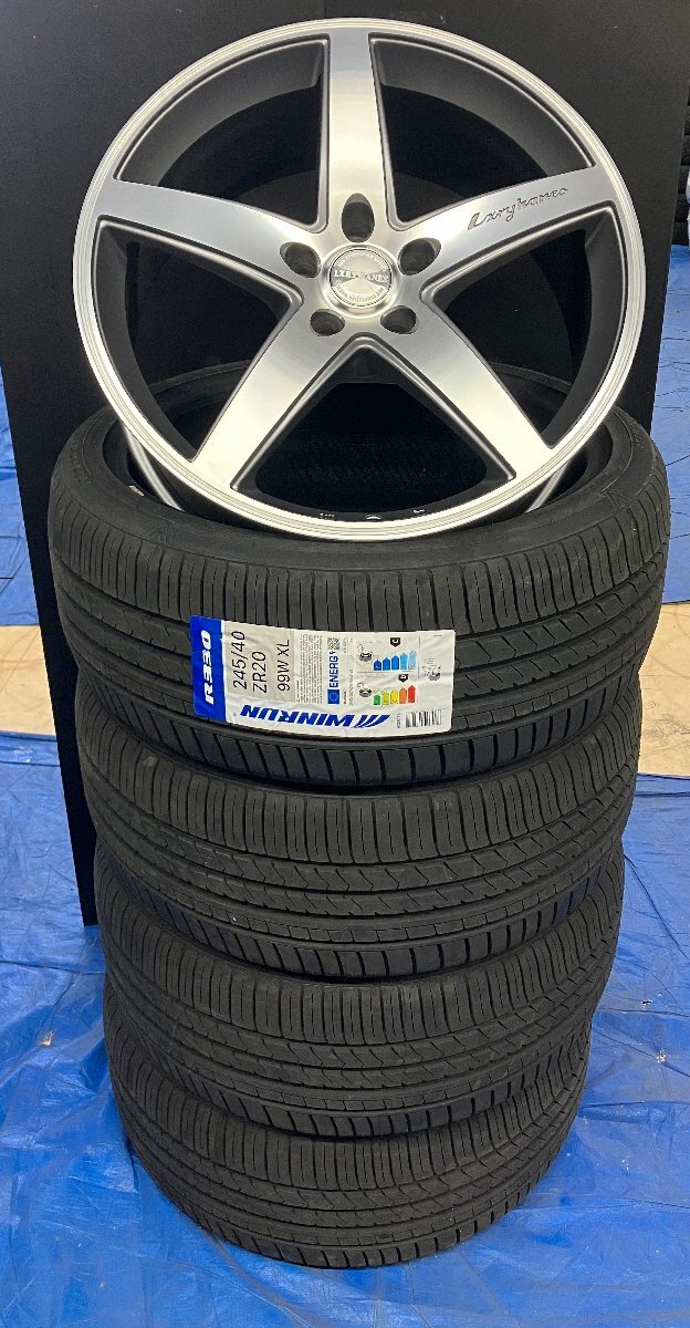 ラグジーヘインズ 20インチ 8.5j +38 9.5j +40 PCD114.3 5穴 ホイール