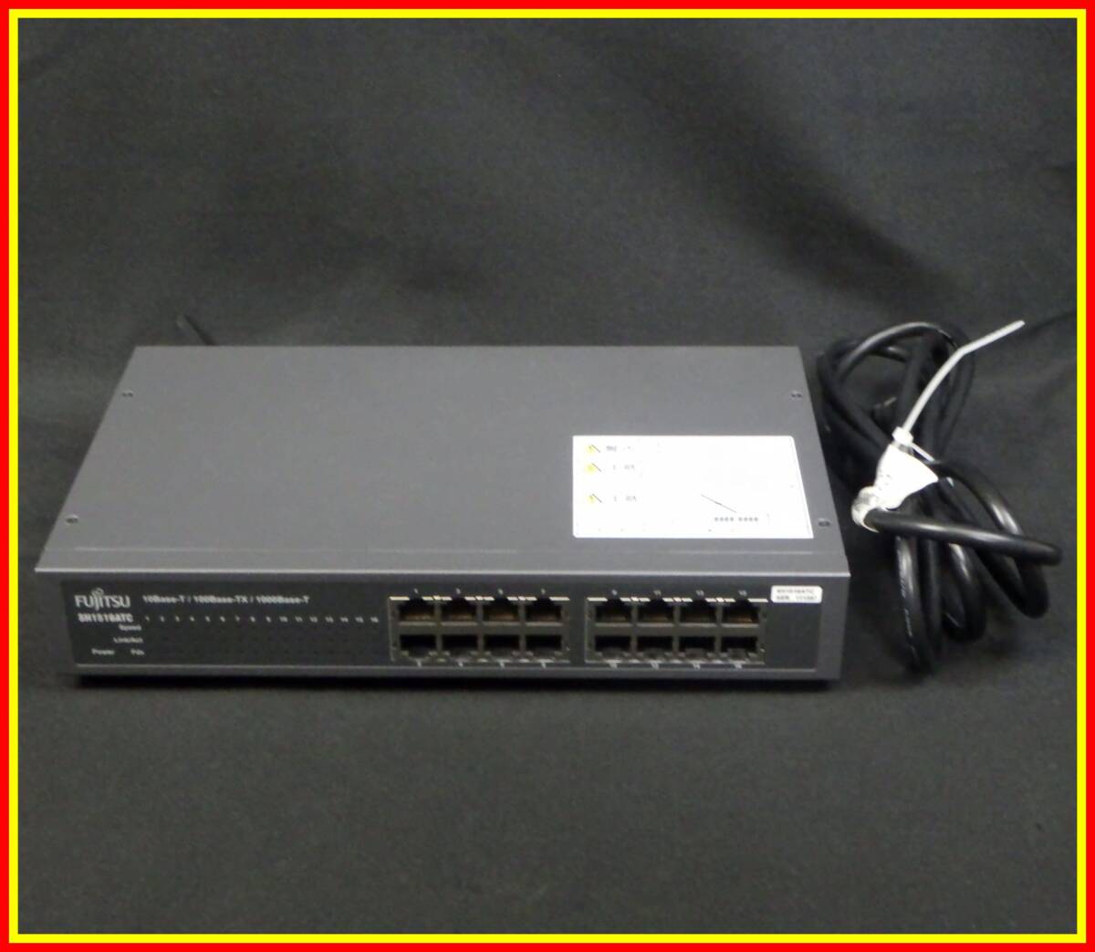 中古】計3台◇未確認◇富士通/SH1516/SH1508/他◇スイッチングハブ/④