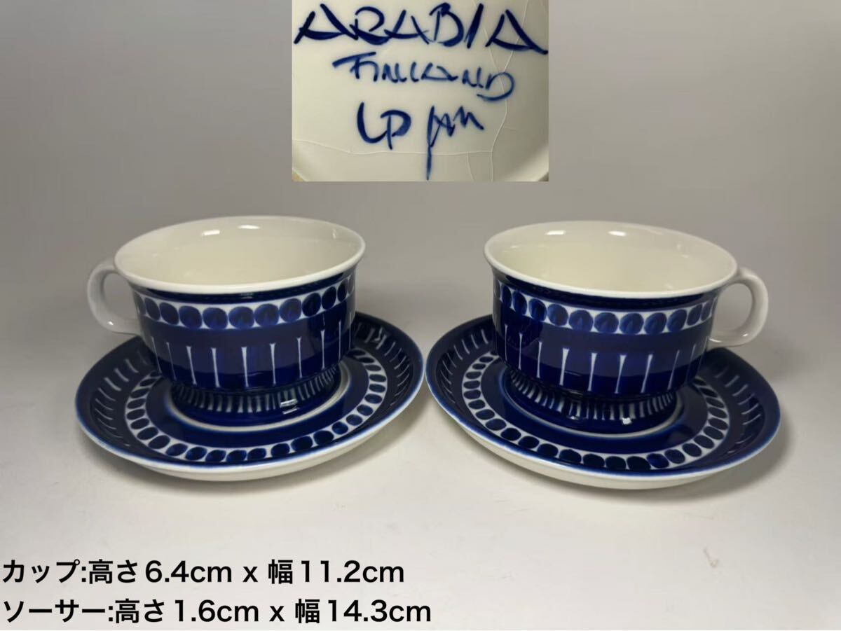☆美品 ARABIA/アラビア Valencia/バレンシア 23cm スーププレート 5枚