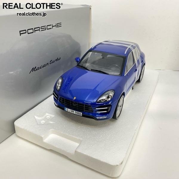 未使用】1/43 特注 ミニチャンプス ポルシェ マカン S 2023 パパイヤ