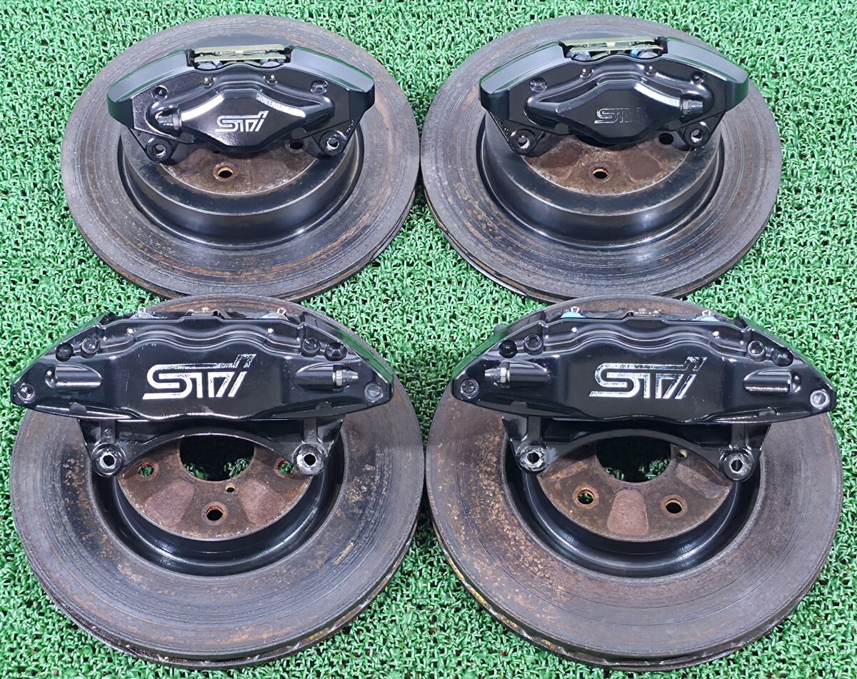 スバル純正 GDB インプレッサ WRX STI ブレンボ リア キャリパー 対向