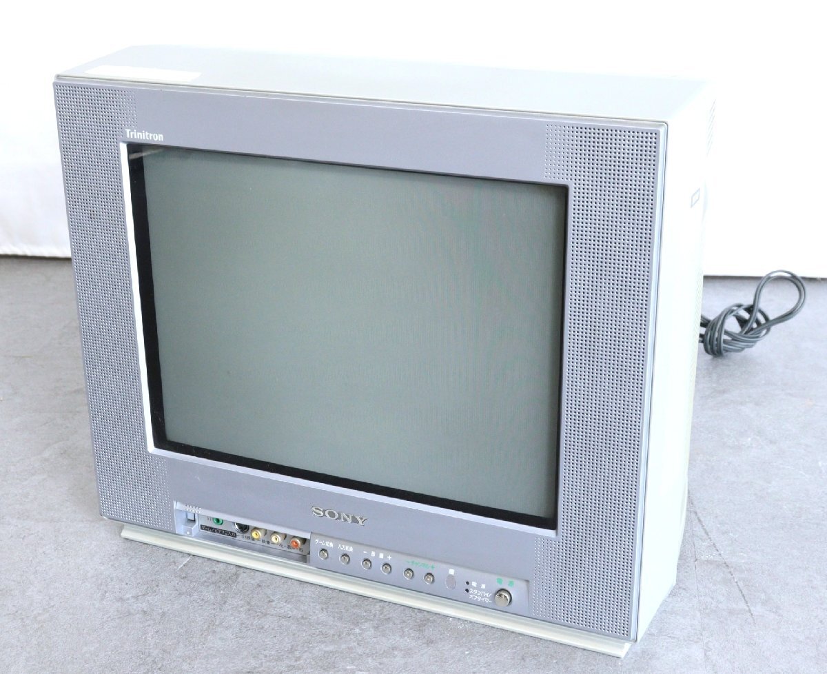 ソニー SONY 中古14型ブラウン管テレビ KV-14MF1 フラット 2002年製