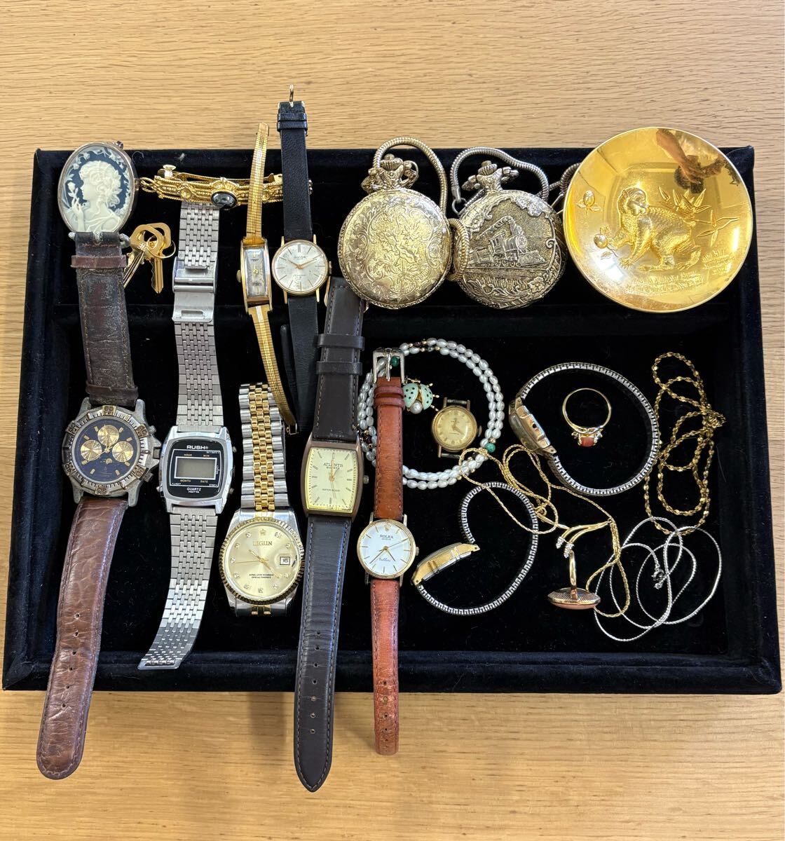 中古】【176】明治時代 稼働品 懐中時計 銀製（買取・蔵出・遺品整理品