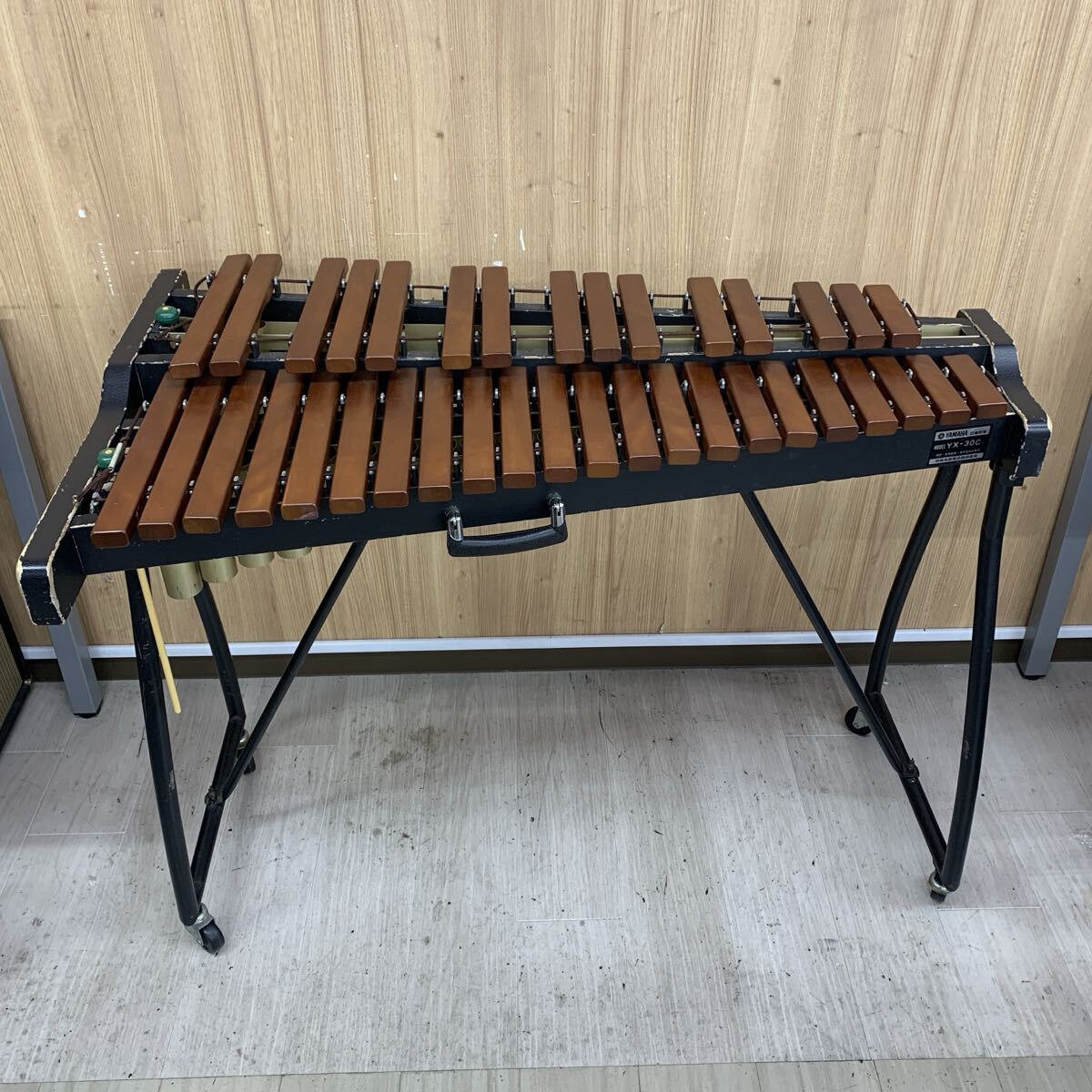 1円～(手渡し可) ヤマハ YAMAHA シロフォン 立奏木琴 YX-30GF 鍵盤楽器