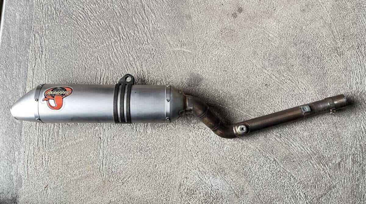 極美品】アクラポビッチ フルエキマフラー DR-Z400S/SM JMCA DRZ400