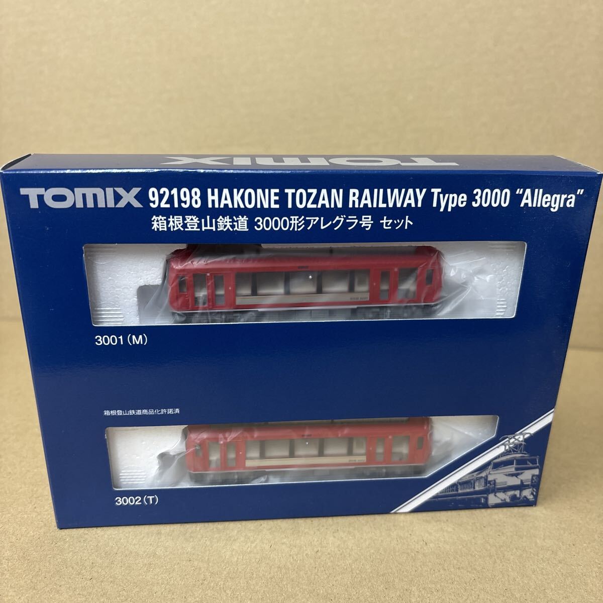 9-73＊Nゲージ TOMIX 箱根登山鉄道 1000形 2619 ベルニナ号(新塗装