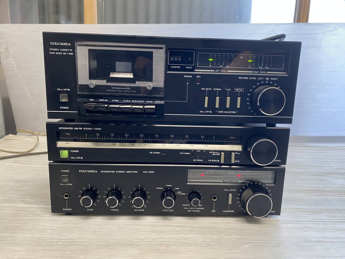 AM FMチューナー　コロンビアST-2980現状品 COLUMBIA コロンビア SA-2980 ST-2980 RN-116 オーディオ アンプ