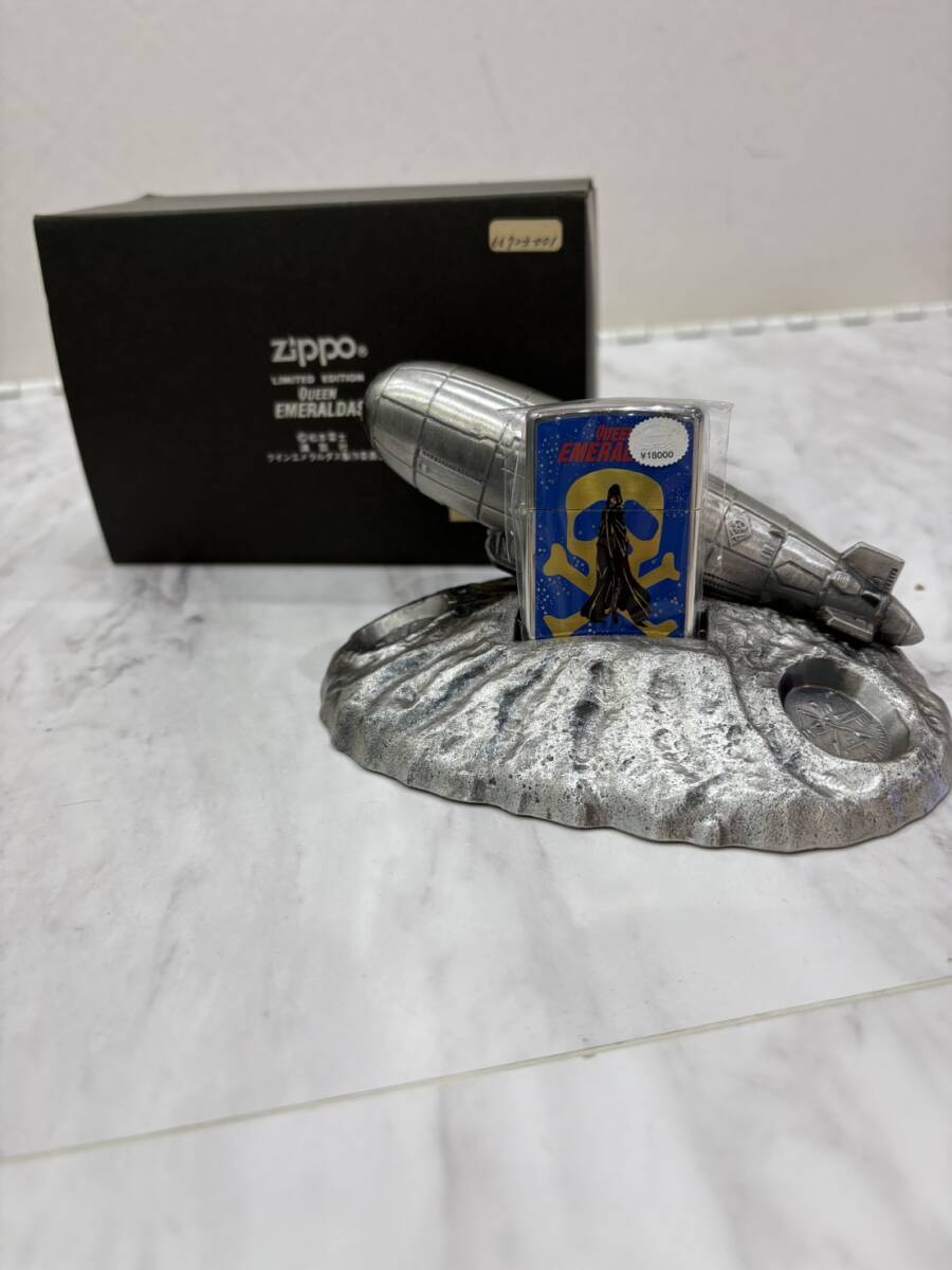 中古】QUEEN EMERALDAS クイーンエメラルダス Tシャツ 灰 L 松本零士