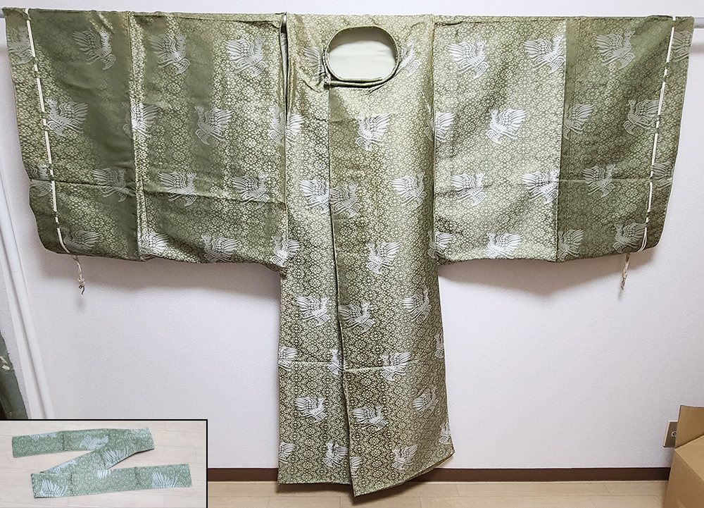 中古草神職装束 １７ 浅沓・烏皮沓 &frasl;神道神社神官神主の