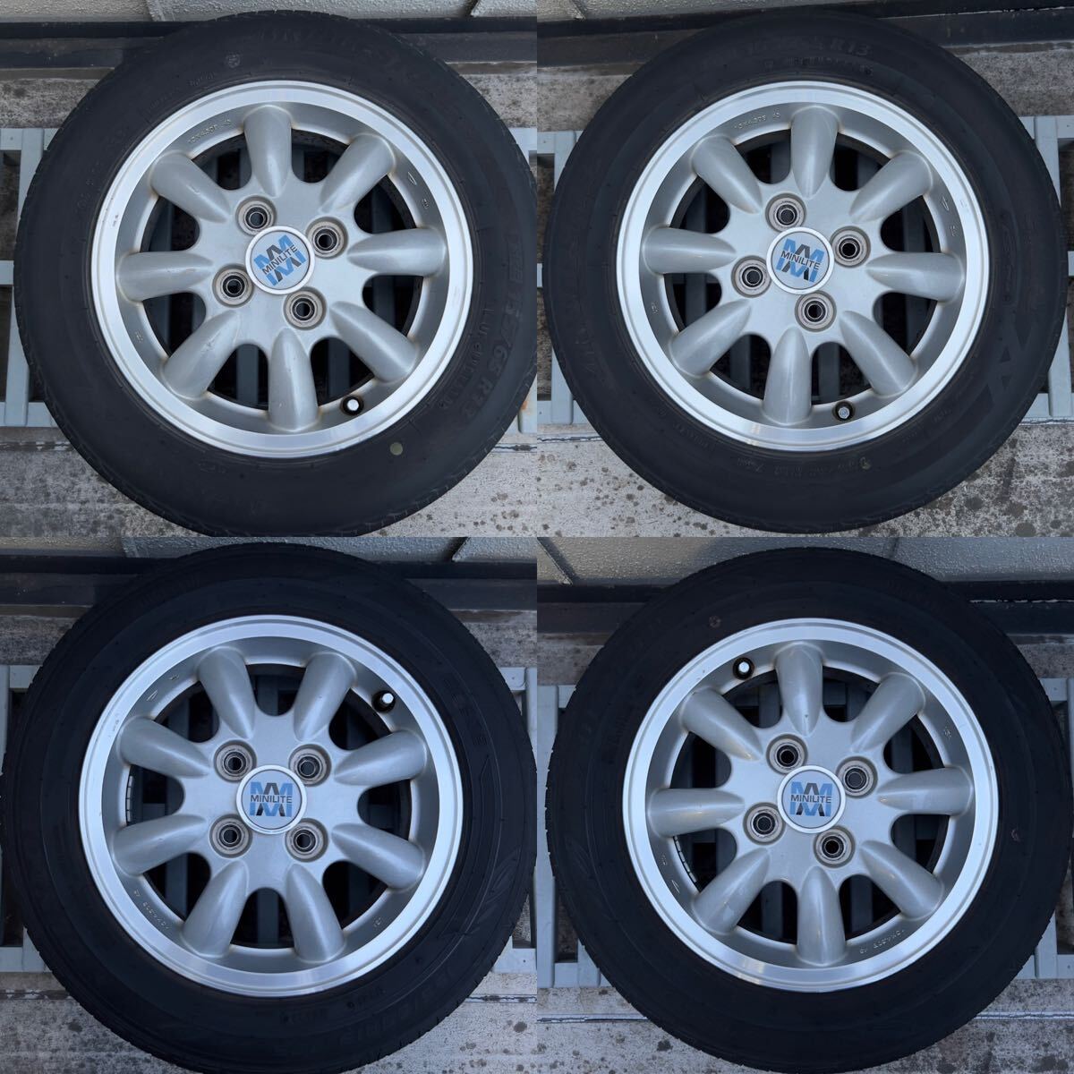 □ ダイハツ純正 ミニライト MINILITE 13×4.00B 40 4H-100 13インチ