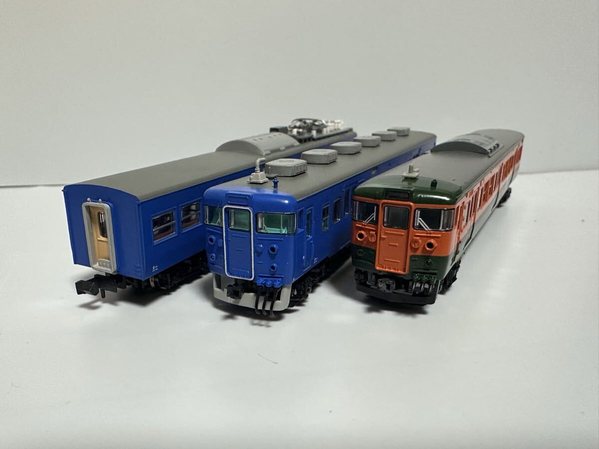 中古】マイクロエース クハ455-701+413系 新北陸色 3両セットの落札