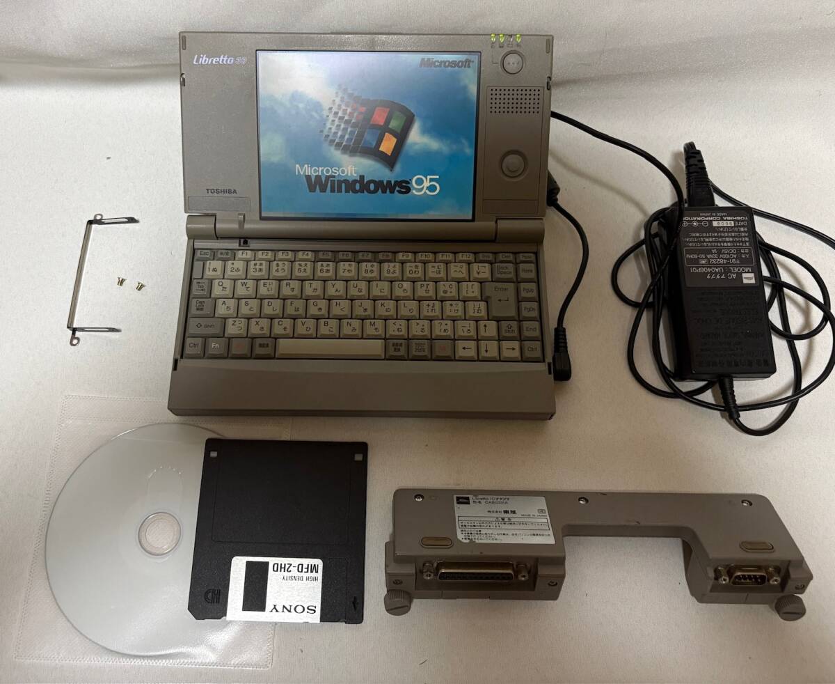 TOSHIBA Libretto 20 東芝リブレット20 ジャンク品 付属品多数の落札