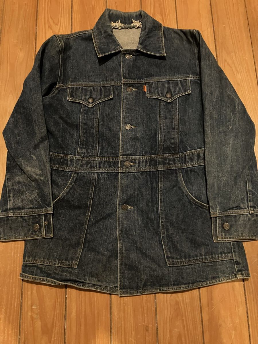 Levi's リーバイス 70741 デニムカバーオールジャケット Lサイズ/濃紺