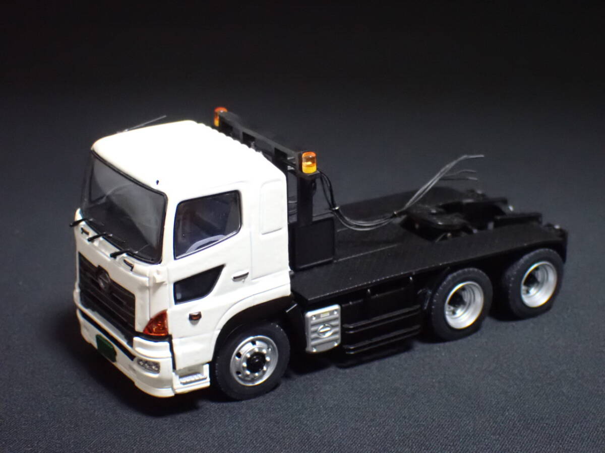 TB】1/50☆KEN KRAFT☆HINO PROFIA☆DUMP TRUCK☆赤☆天突きダンプ
