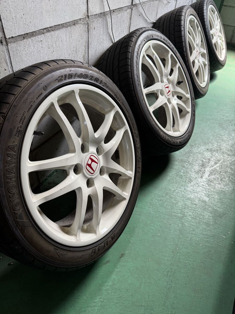 1円スタート売切り！ホンダDC5インテグラタイプS純正 7J-17 off+45