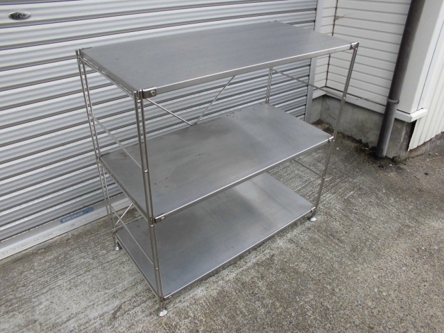 無印良品 ステンレスユニットシェルフ 41cmタイプ 帆立特大212cm・棚板
