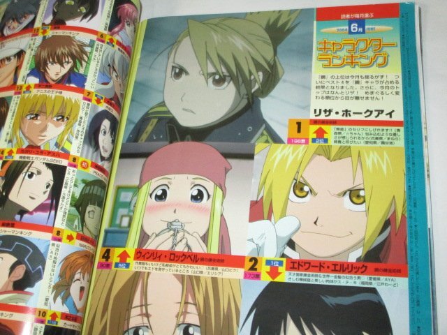 アニメディア☆2004年4月号☆鋼の錬金術師☆学研☆A4サイズ☆アニメ