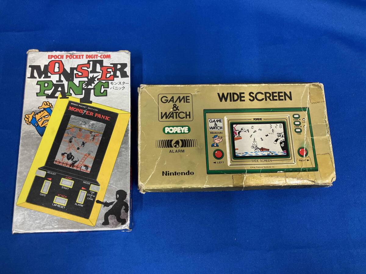 新品】未使用 エポック社 モンスターパニック LCD LSIゲーム ゲーム