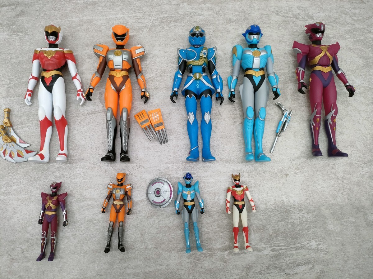 中古】超星神グランセイザー ソフビ フィギュア 13種セットの落札情報