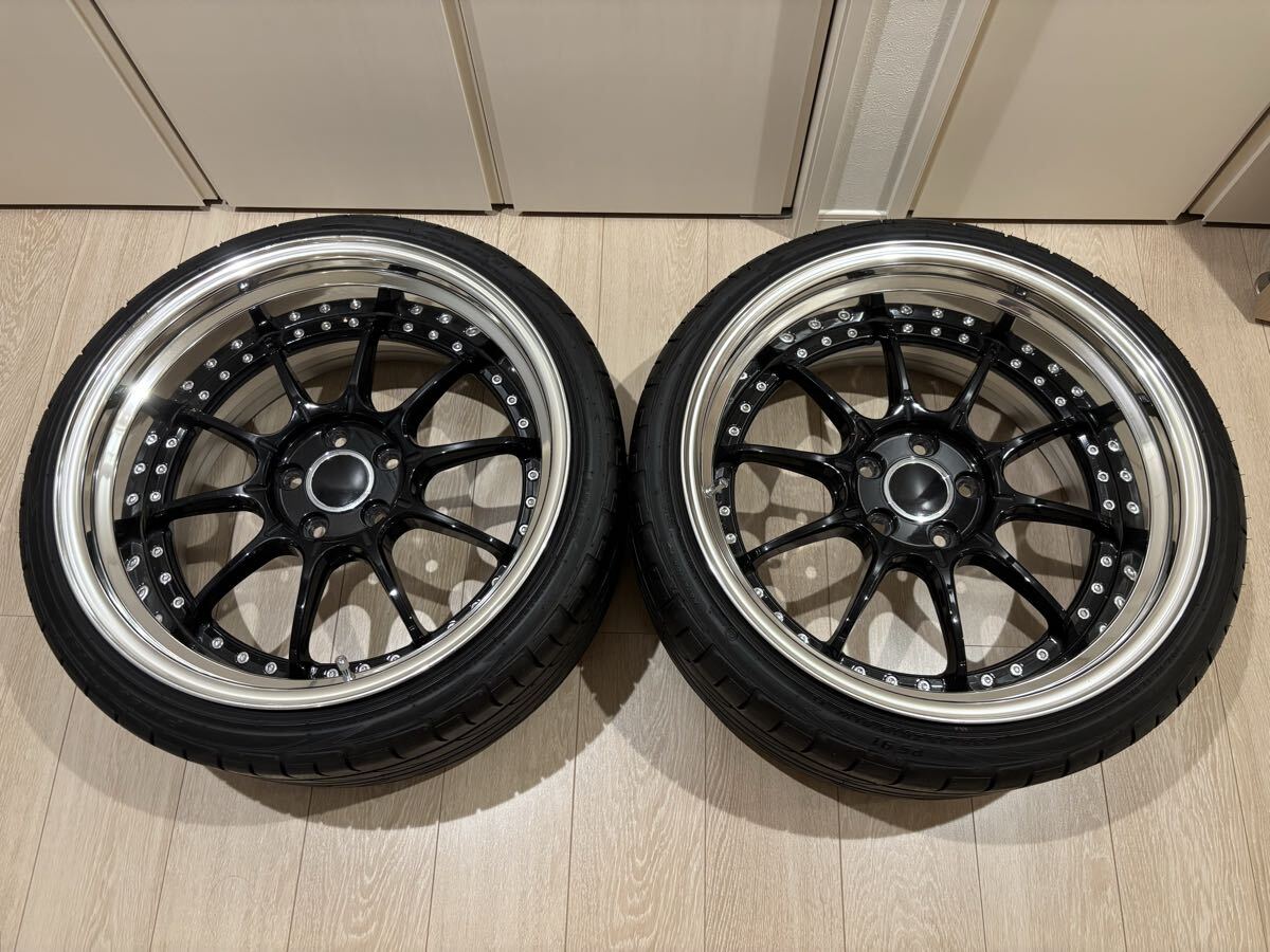 SSR プロフェッサー MS3 18インチ 10j 10.5j 深リム タイヤ付き 225
