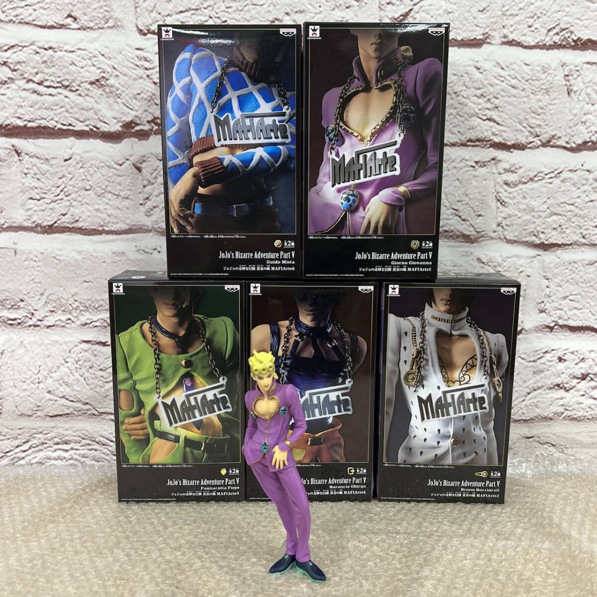 ジョジョの奇妙な冒険 黄金の風 MAFIArte 7種 ジョルノ アバッキオ
