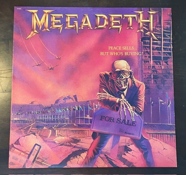 やや傷や汚れあり】【CP32-5400】 メガデス MEGADETH / PEACE SELLS