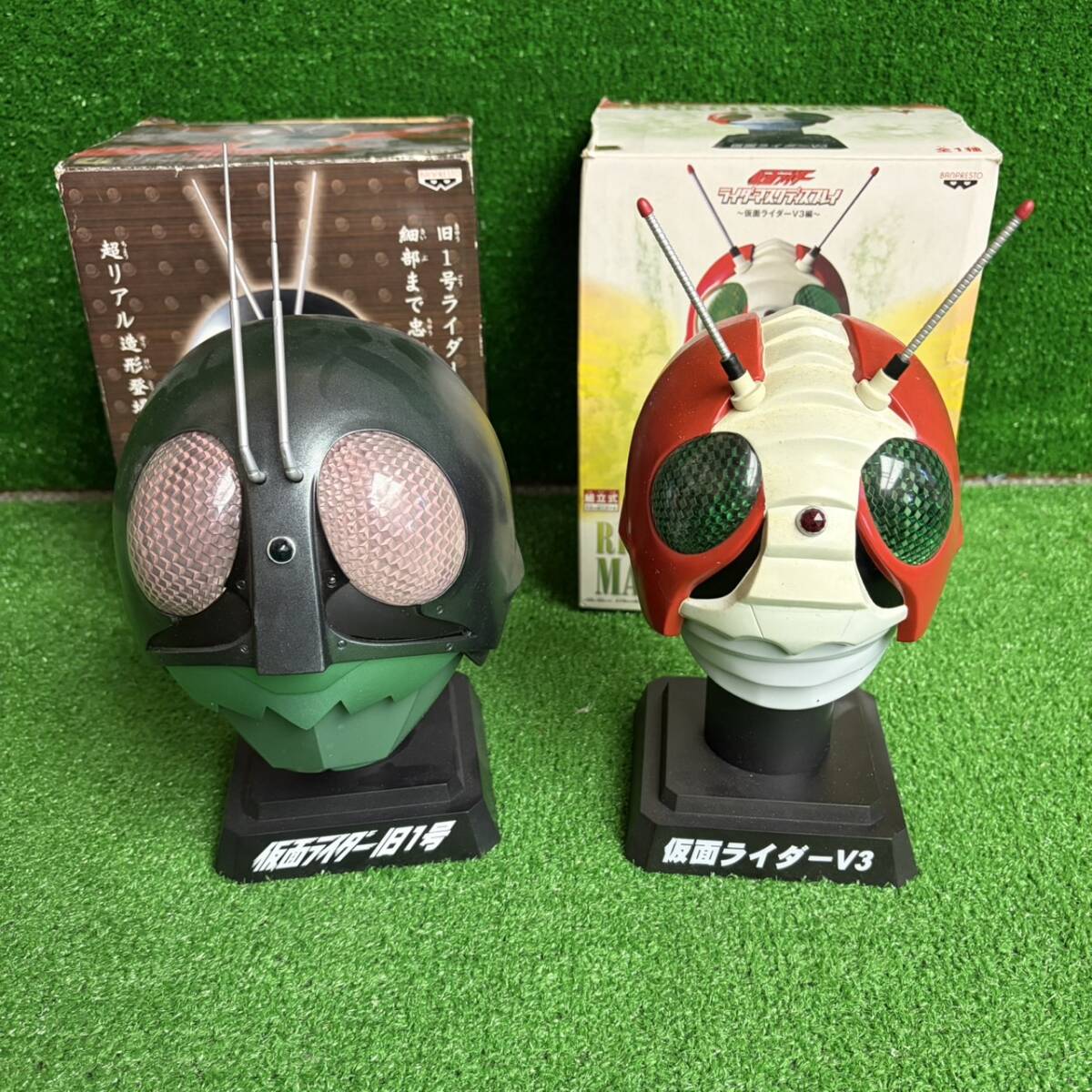 ライダーマスクディスプレイ 旧1号＆旧2号編 仮面ライダー旧1号・旧2号