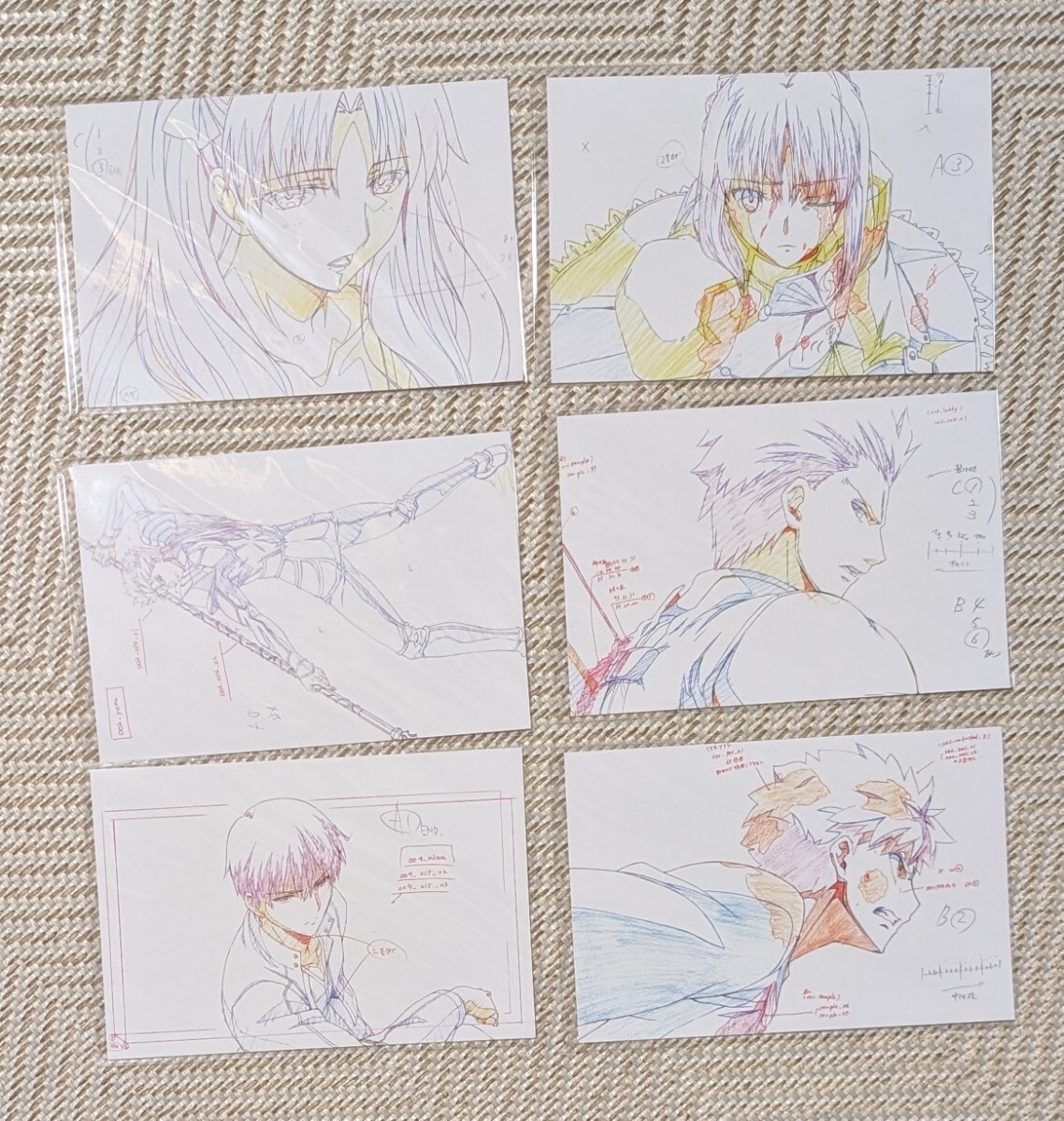 Fate/stay night UBW セイバー カウントダウン 色紙 ufotable dining