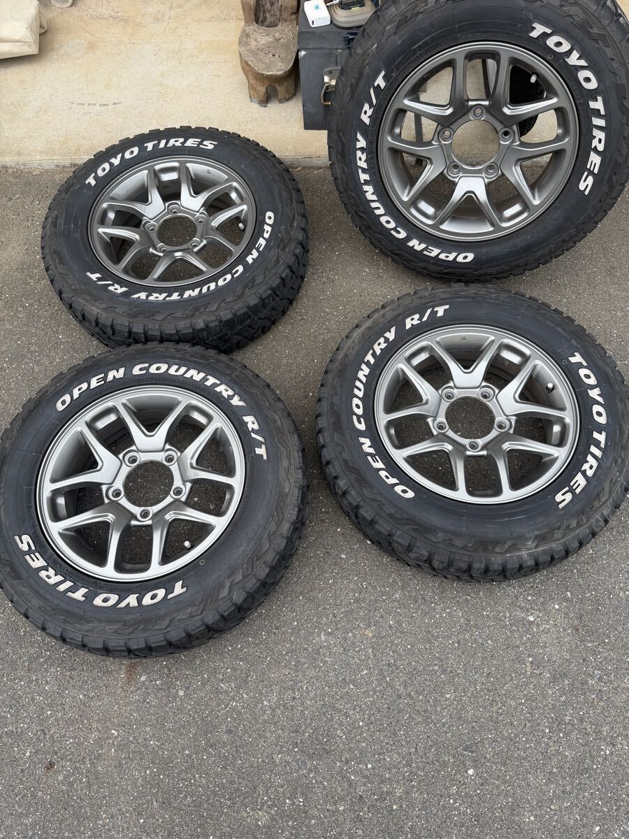 ジムニーJB64純正アルミホイール・TOYO オープンカントリー R/T 185