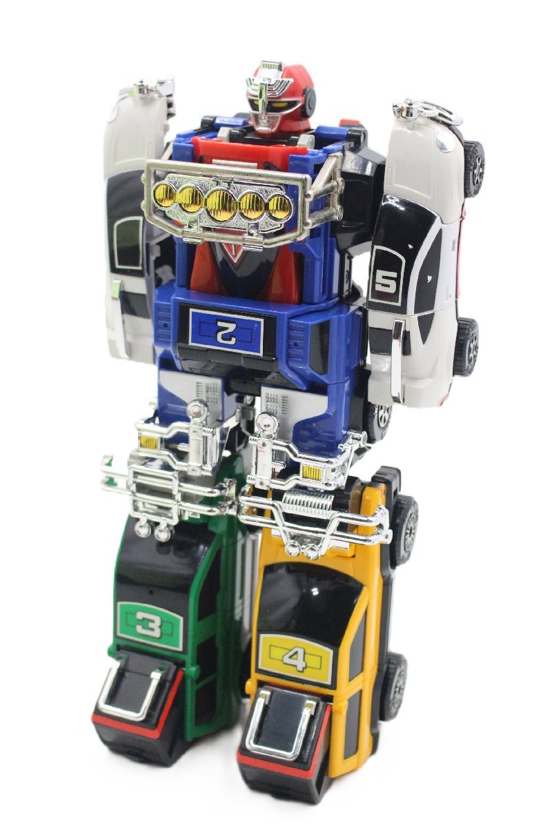 中古】当時物 プラデラ 激走戦隊カーレンジャー RVロボ アールブイロボ