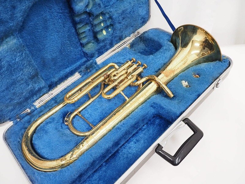 中古】☆NIKKAN ニッカン アルトホルン 音出OK No.2A レトロ【現状出品