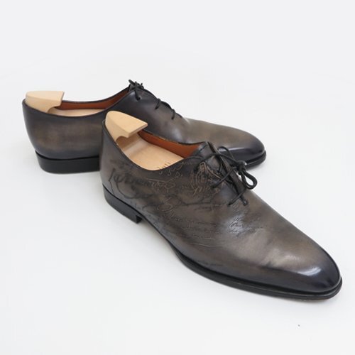 中古】Berluti ベルルッティ ファスナー開閉長財布 カリグラフィ 幻の