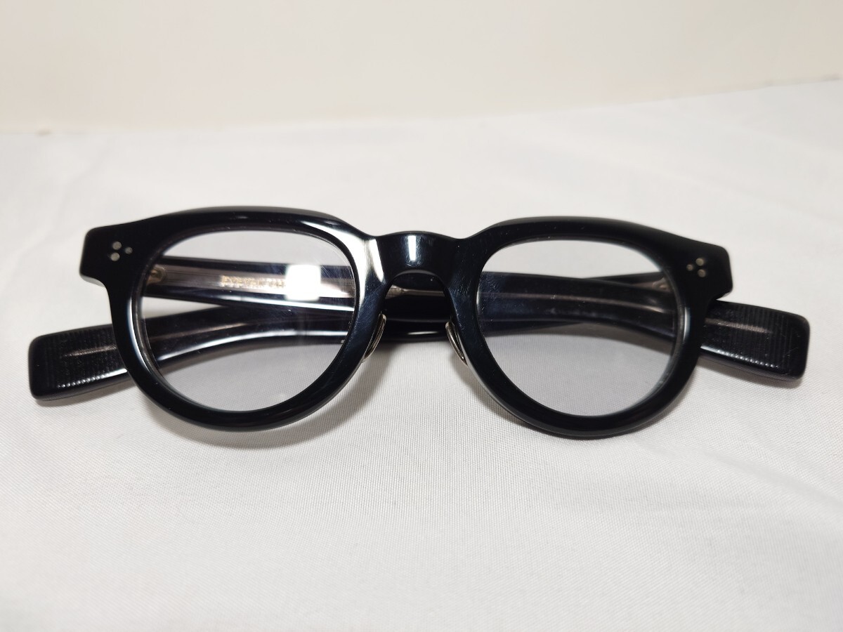 売り切り 美品 アイヴァン EYEVAN 7285 Model 639 Col 1002 ブラック
