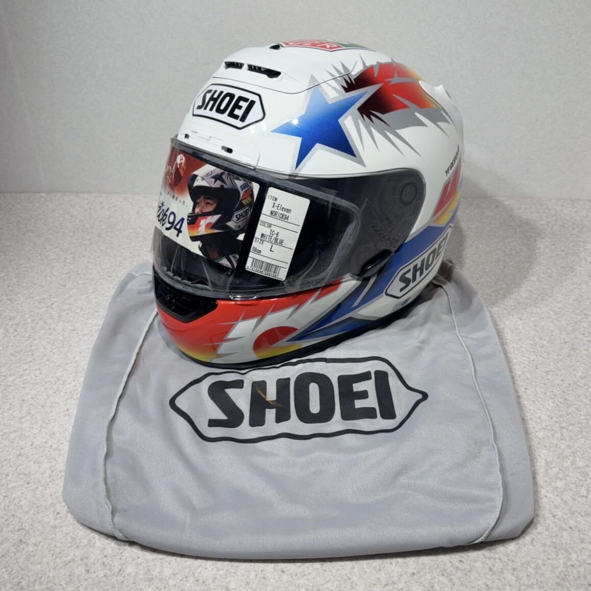 最終値下 size XL Norick 阿部典史モデル ショウエイヘルメット X11