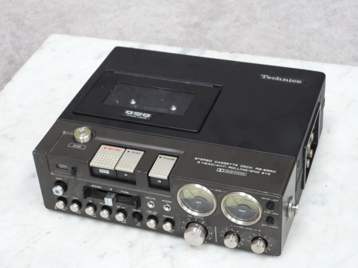 動作OK☆Technics RS-X70WR☆当時定価約70000円コンサイスミニサイズ80