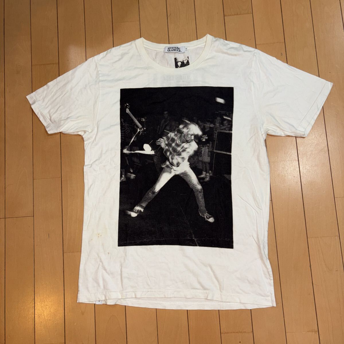 中古】キムタク着私物 ヒステリックグラマー カートコバーンTシャツM黒