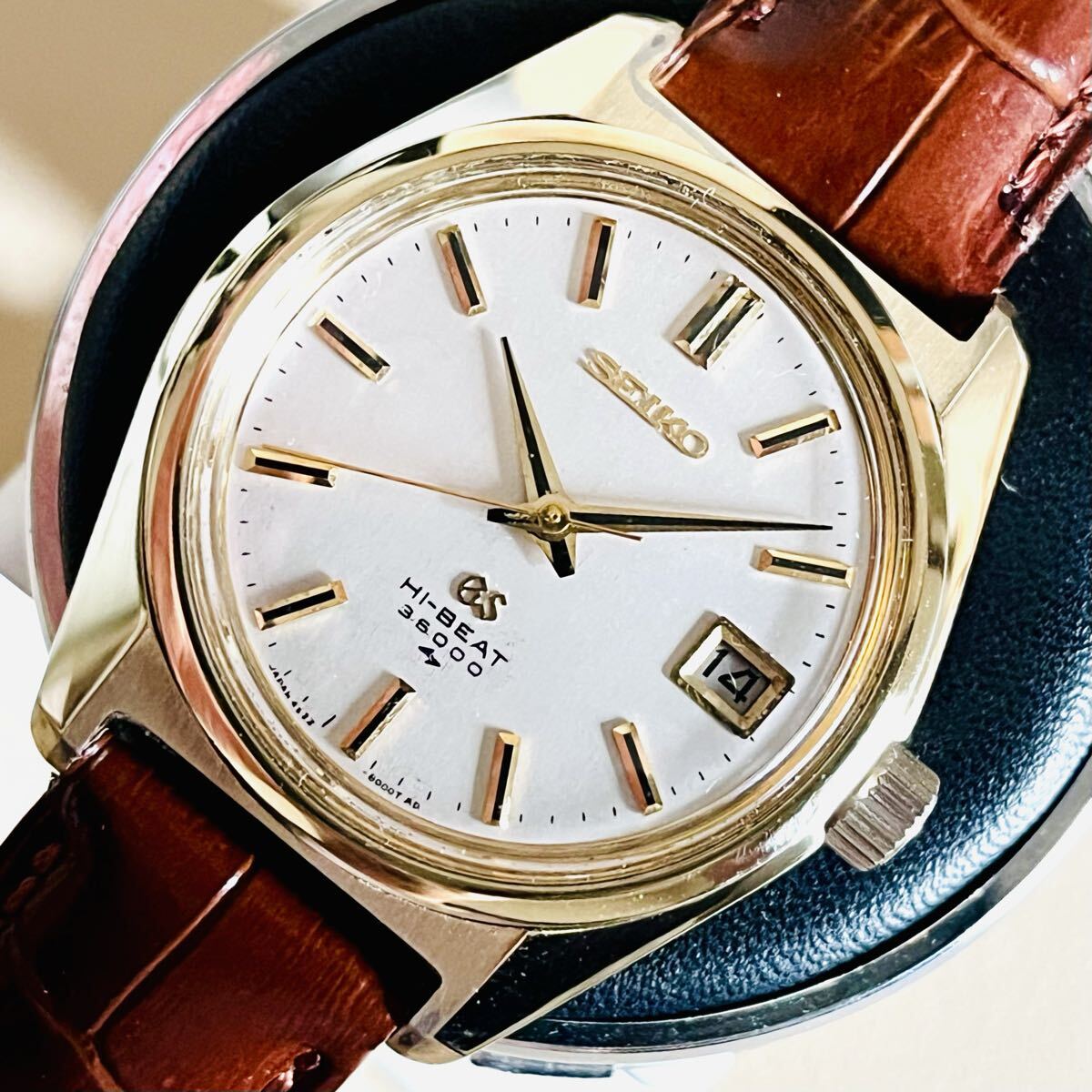 K83 レア ヴィンテージ SEIKO/セイコー スクエア 3針 5P31-5020 純正SS