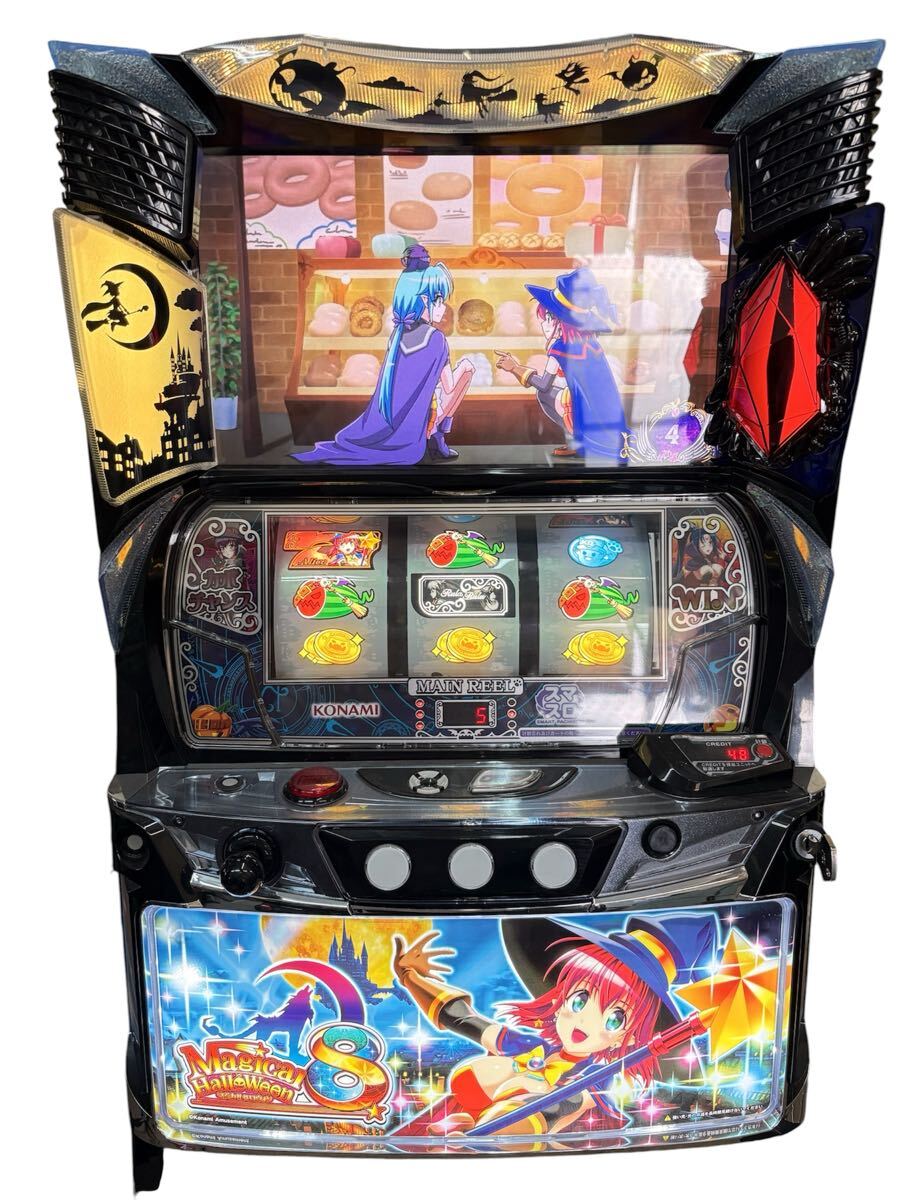 中古】初代 マジカルハロウィン パチスロ 実機 激レア パネル kpe 4