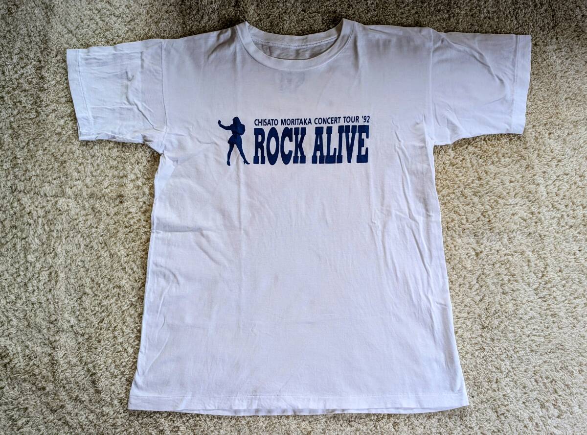 未使用 森高千里 ROCK ALIVE1992 グッズ Tシャツ ハンカチ ステッカー
