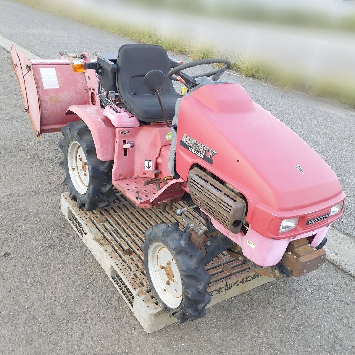 ホンダ トラクター 4WD & 4WS マイティ11 前方PTO付き 動作良好の落札