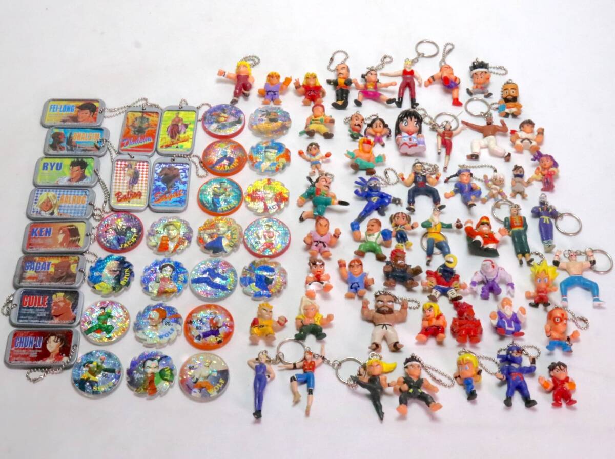 12種☆ストリートファイター フィギュア キーホルダー☆スイング