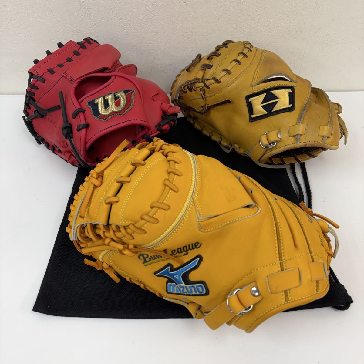 Mizuno ミズノ Buw League SOBRE キャッチャーミット グローブ 軟式用