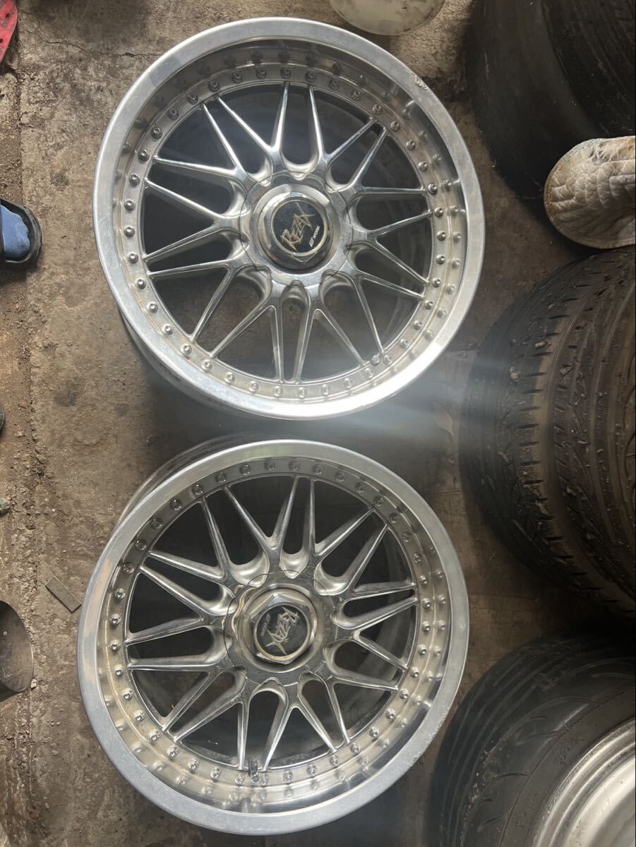 希少 WORK REZAX ワーク レザックス メッシュ 18インチ 10J +38 PCD114