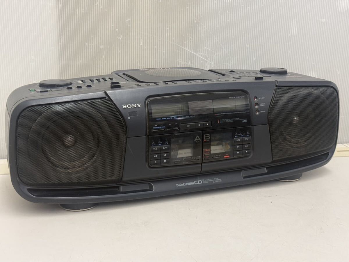 SONY ドデカホーン バブルラジカセCFD-700 リモコン付き☆DoDeCaHORN