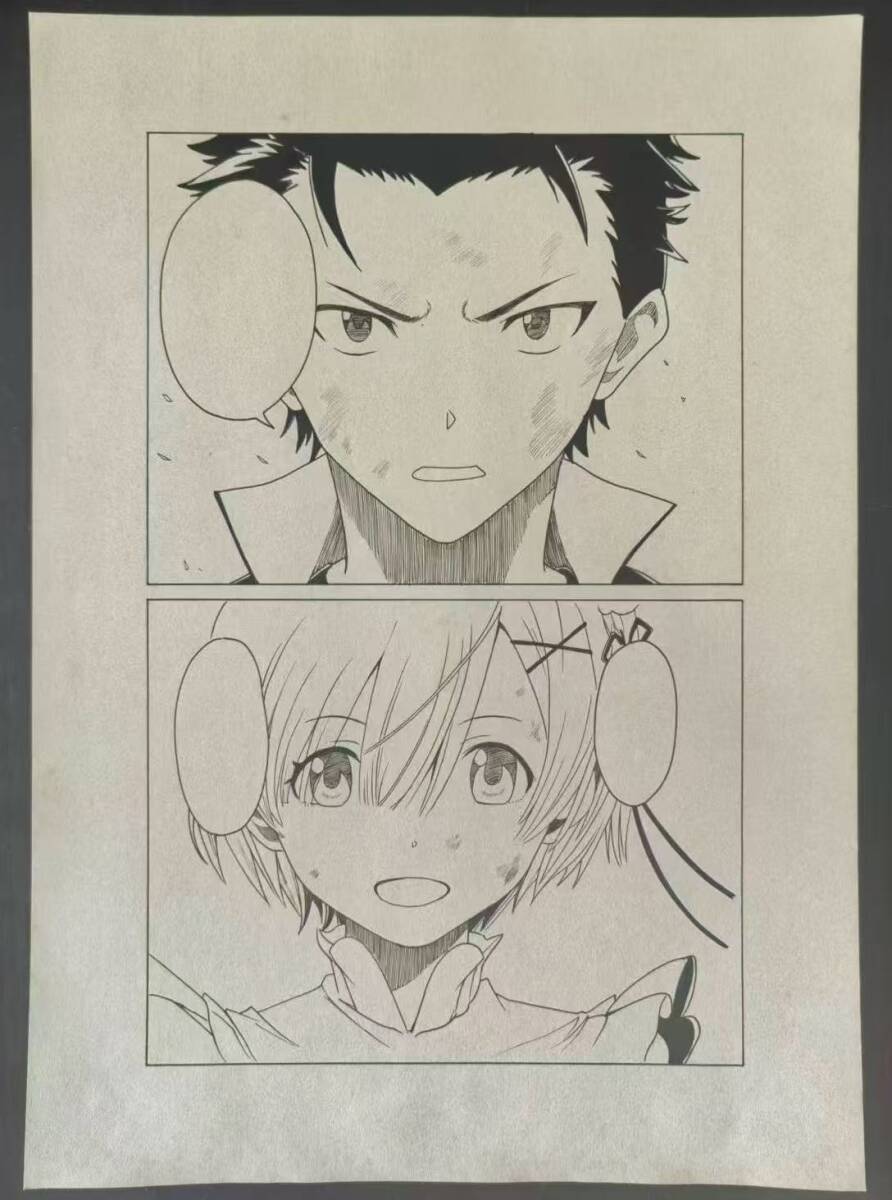 新品】Re:ゼロから始める異世界生活 マツセダイチ 直筆イラストサイン