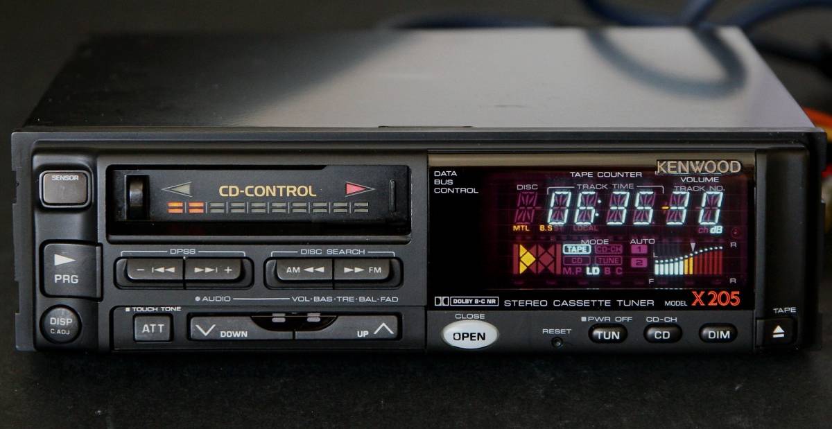 KENWOOD 当時物ケンウッドKENWOOD カセットデッキX205 AVセンターV205