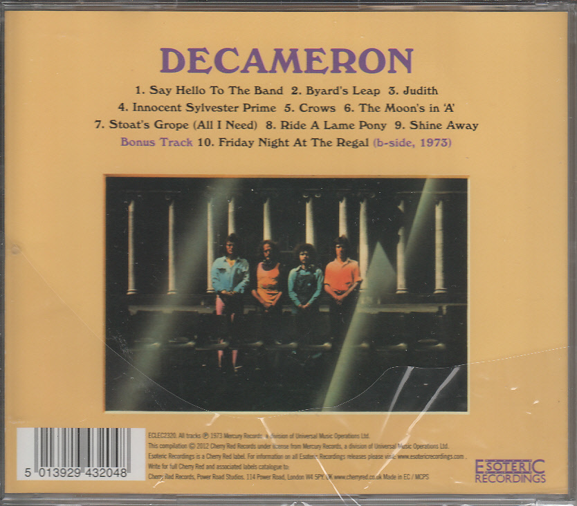 Decameron / デカメロン My Shadow マイ・シャドウ 輸入盤国内仕様